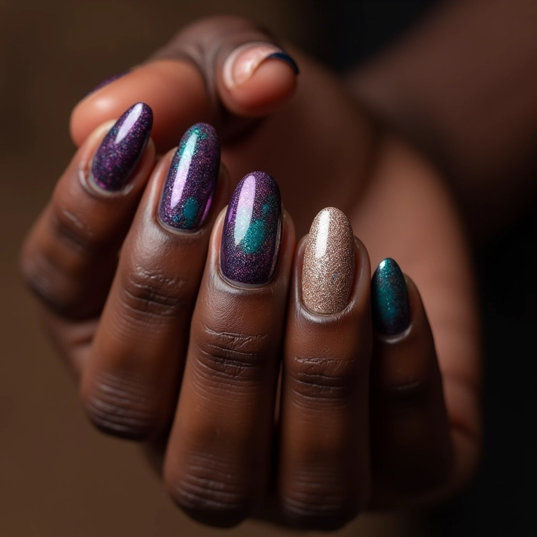 Mix de texturas com esmalte Xodó.