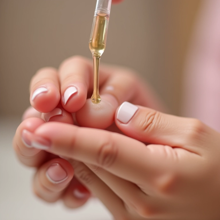 Óleo de cutícula para remover esmalte.