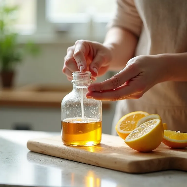 Óleo removedor caseiro para unhas.