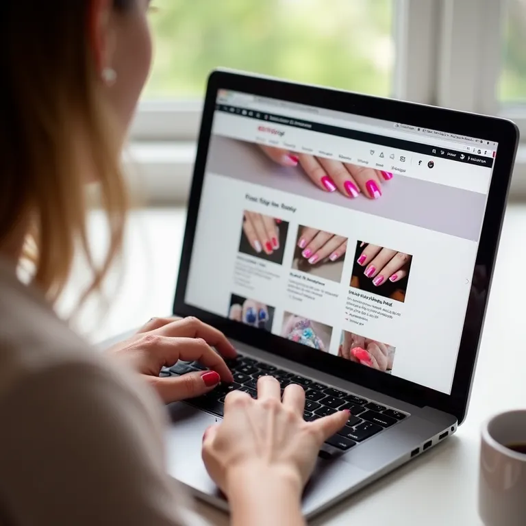 Onde encontrar imagens de unhas decoradas em PNG?