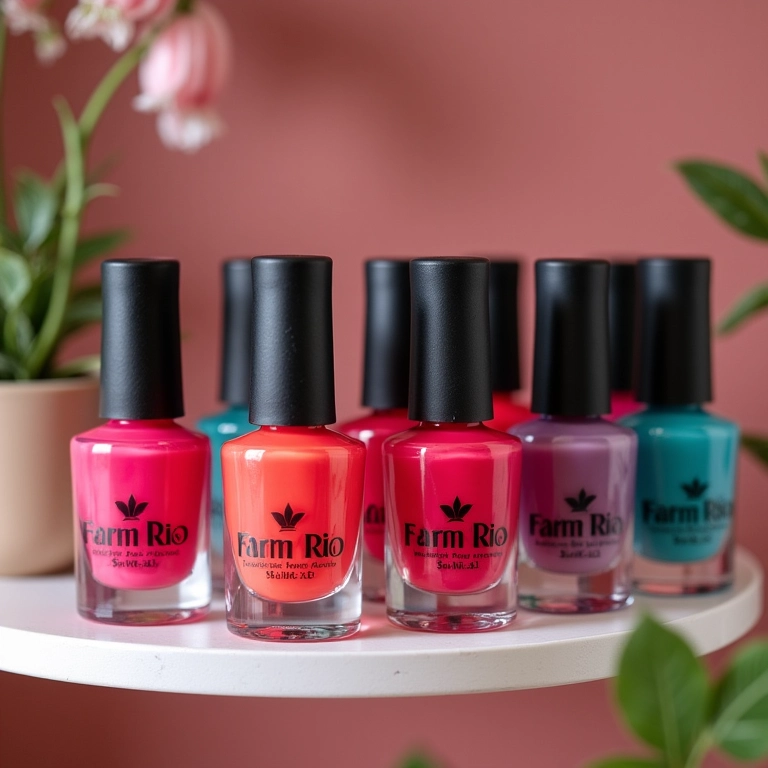 Organizador de esmaltes DIY colorido e bem iluminado.