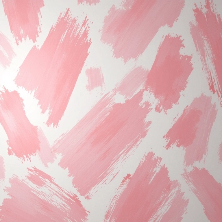 Papel de parede com estampas abstratas.