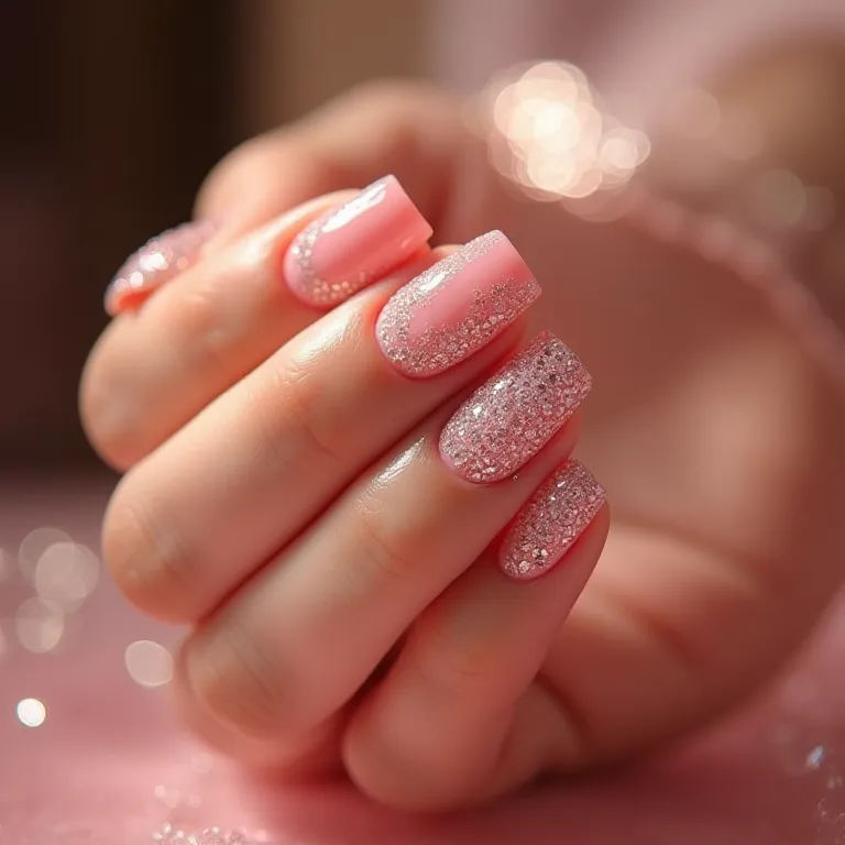 Pedrarias: brilho e glamour nas unhas.