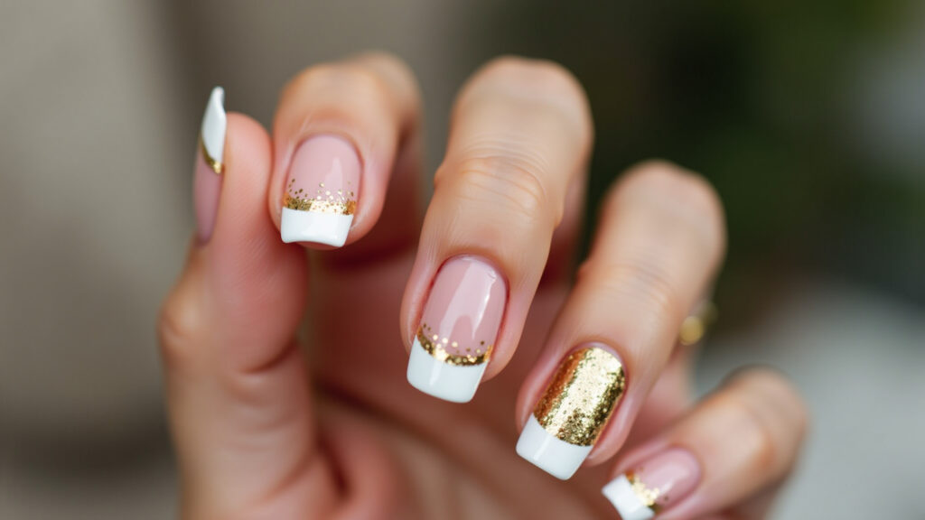 Francesinha repaginada com pontas douradas para o Ano Novo.