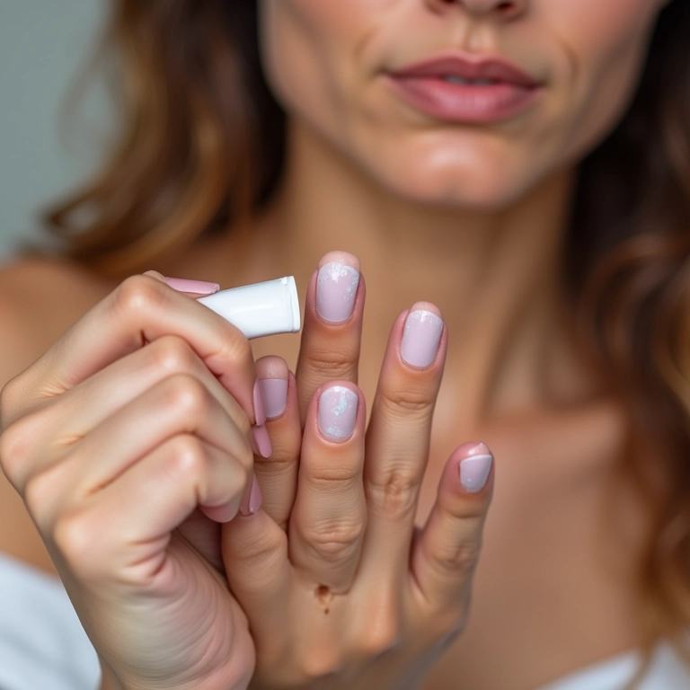 Remoção de esmalte com bicarbonato de sódio.