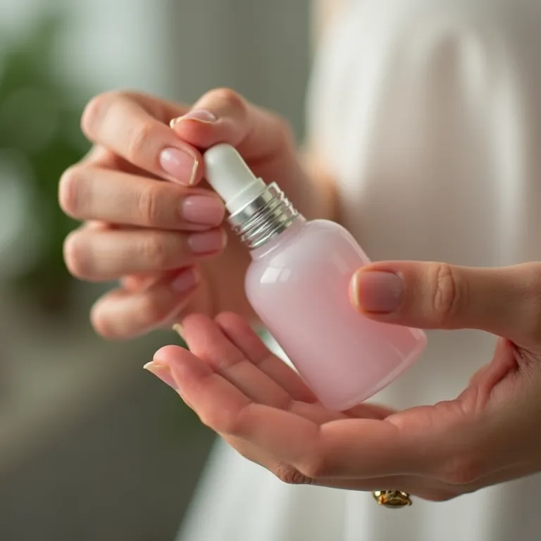 Remoção de esmalte com removedor sem acetona.