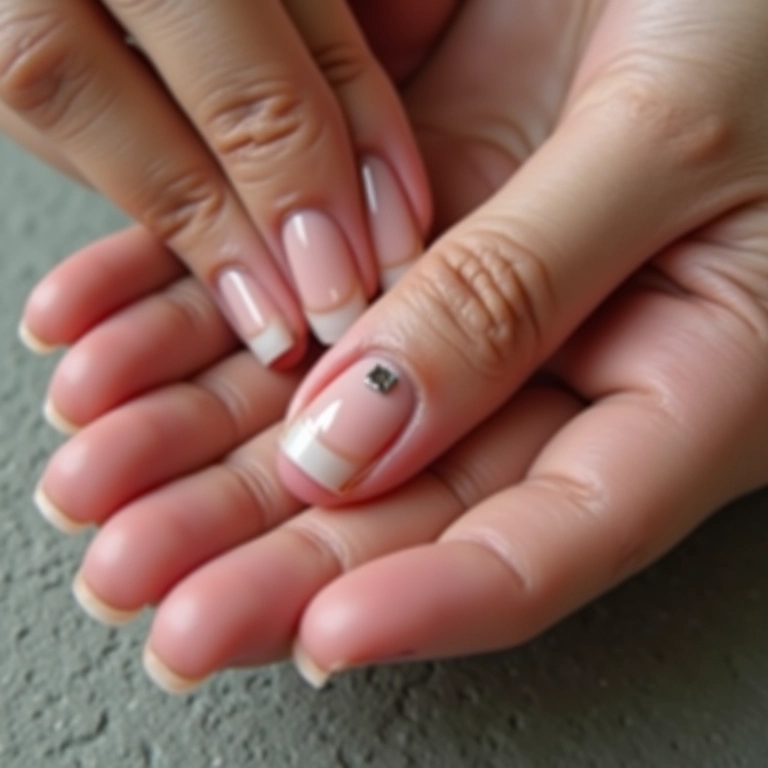 Remoção segura de unhas com molde F1 sem danificar as unhas naturais.