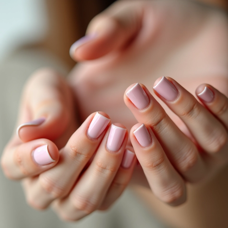 Remoção suave de esmalte em unhas fracas.