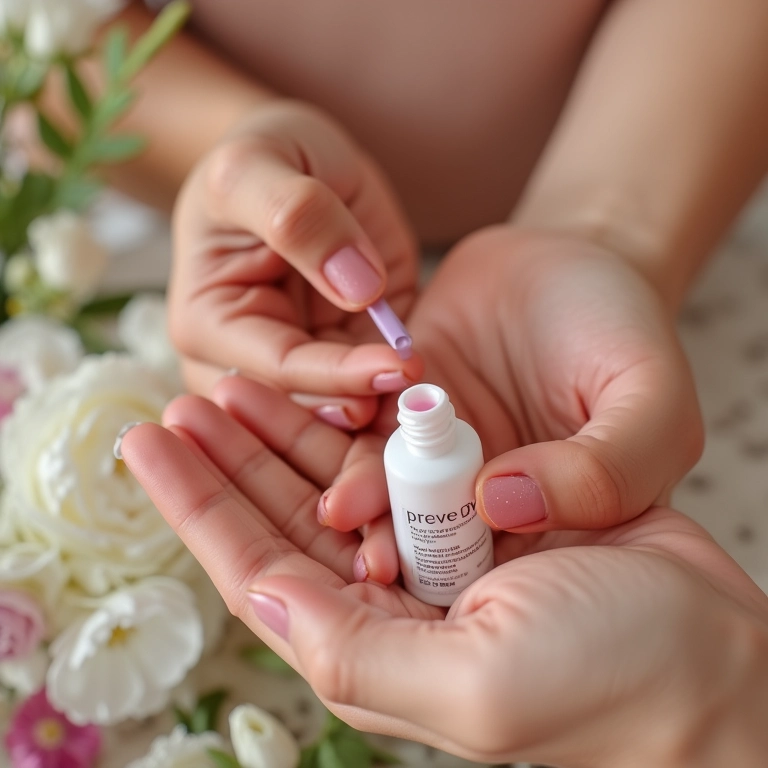 Removedor de esmalte com aroma agradável.