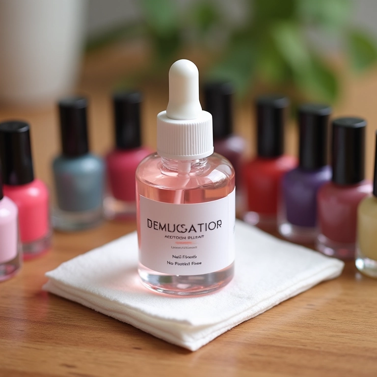 Removedor de esmaltes sem acetona.
