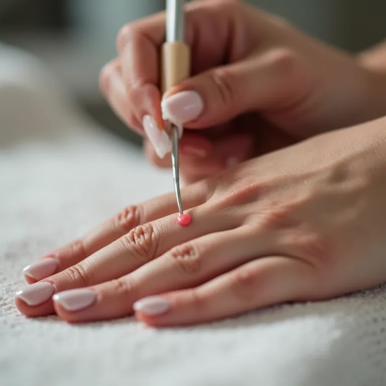 Removendo unhas de gel sem danificar as unhas naturais.