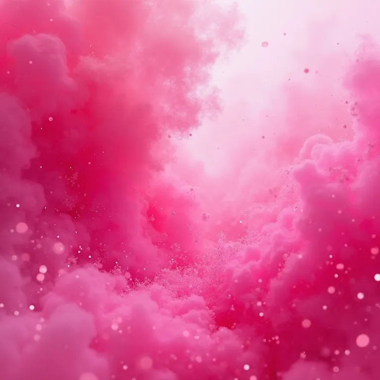 Representação artística do significado do rosa no universo Barbie.