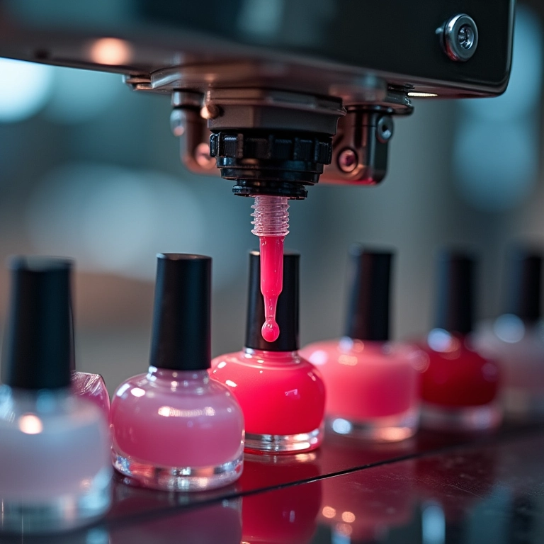 Seladora de frascos de esmalte, fechamento hermético.
