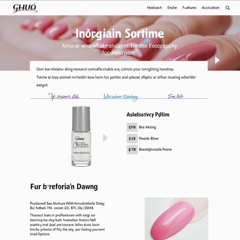 Site com opções de acessibilidade para compra de esmaltes online.