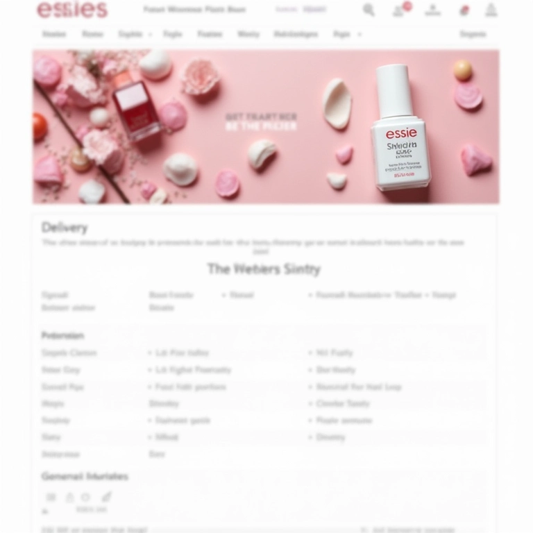 Site estrangeiro confiável entregando esmaltes Essie no Brasil.