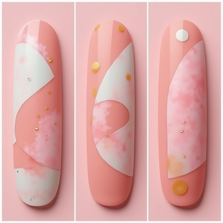 Tendências em unhas decoradas com molde F1 para 2024.