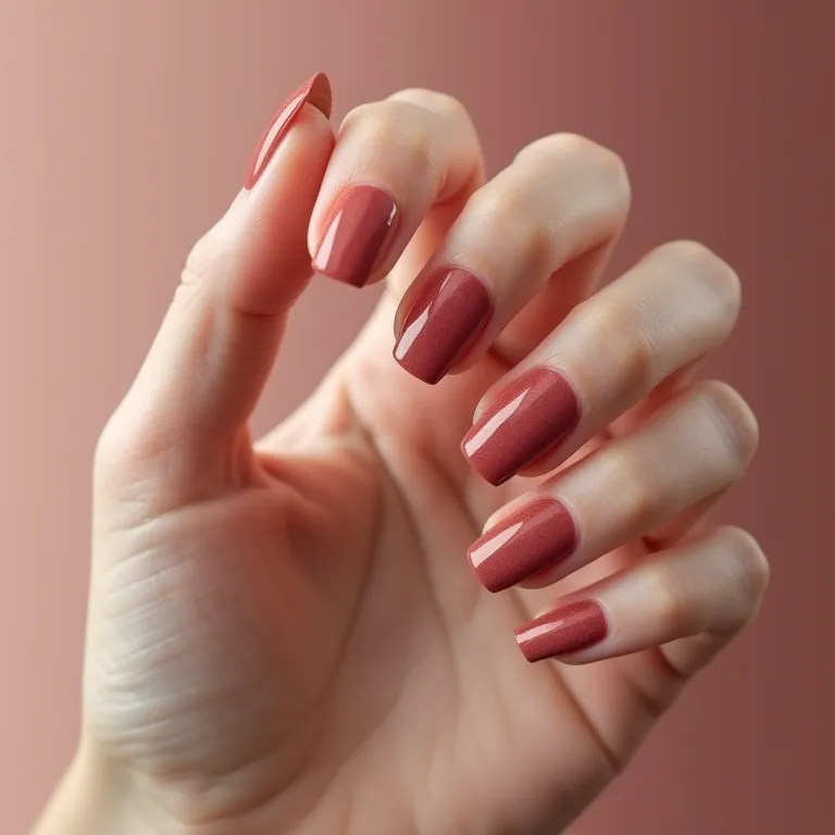 Testando diferentes cores de esmalte para escolher a ideal.