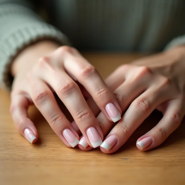 Teste de durabilidade das unhas de gel.