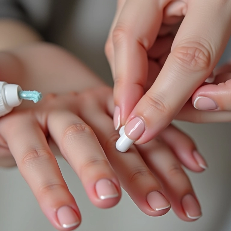 Truque do palito e algodão com removedor para limpar os cantos das unhas.