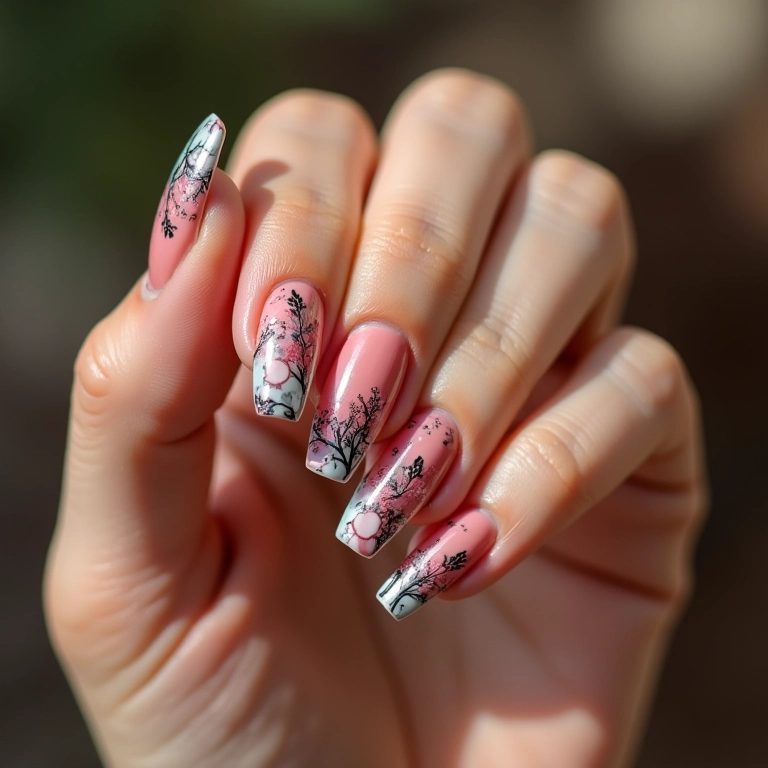 Unha filha única com design diferenciado e elegante.