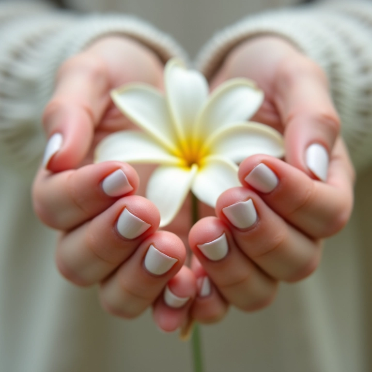 Unhas brancas com efeito matte: elegância sutil.