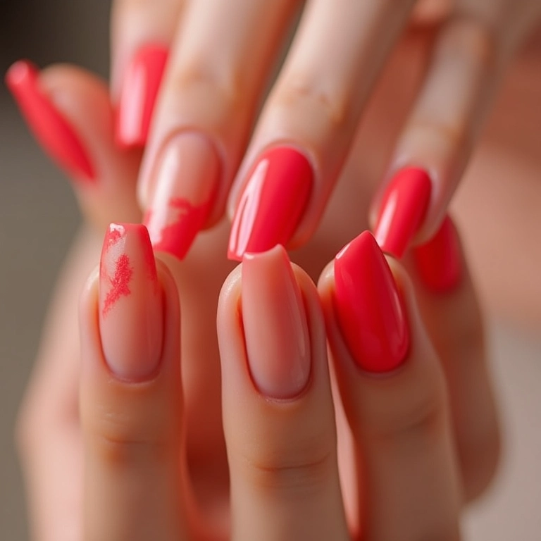 Unhas clássicas com cores elegantes para debutantes.