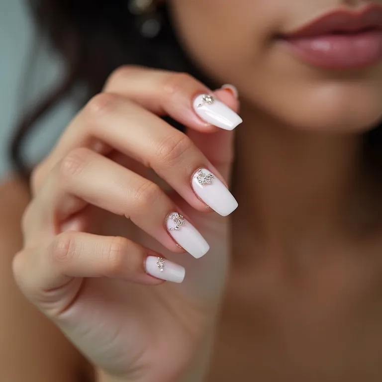Unhas clássicas com detalhes modernos e sutis.