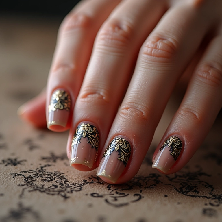 Unhas com carimbo, desenhos perfeitos em segundos.