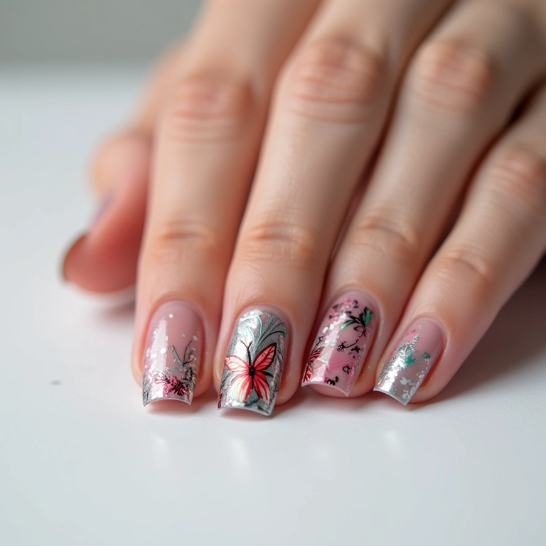 Unhas com carimbo para desenhos detalhados e perfeitos.