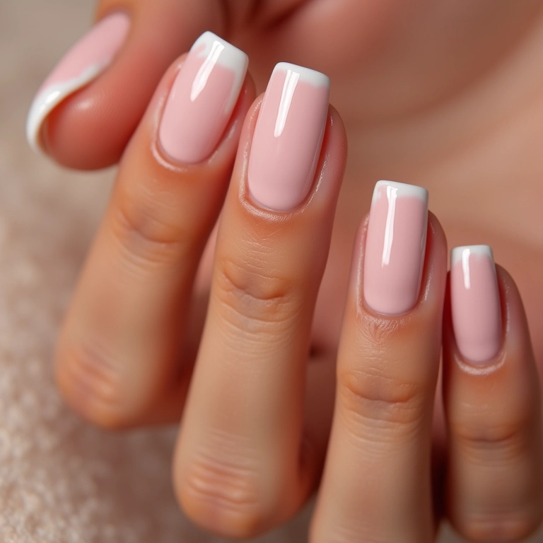 Unhas com cores claras e elegantes, minimalismo e sofisticação.