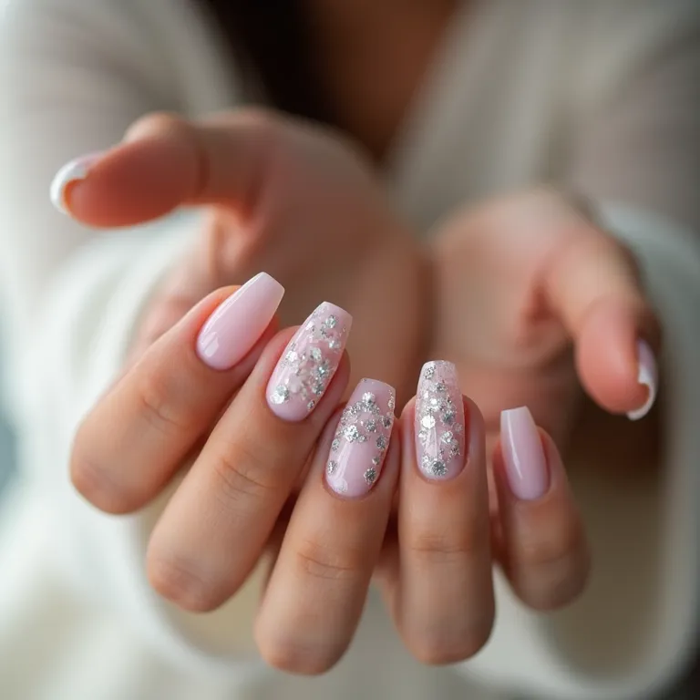 Unhas de gel decoradas com charme e praticidade.