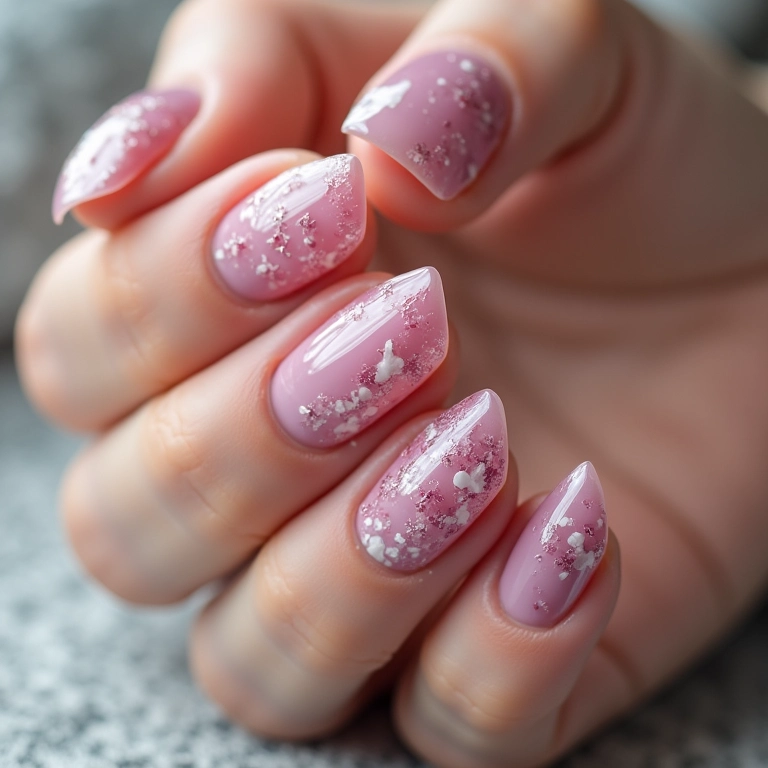 Unhas de gel encapsuladas: beleza em camadas.