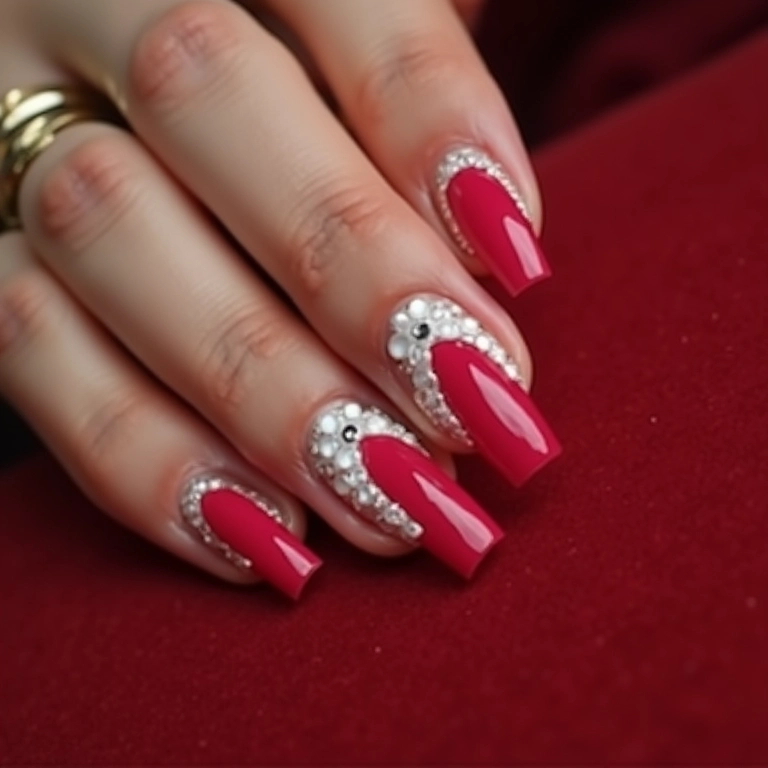 Unhas de gel impecáveis para ocasiões especiais: festas e eventos.