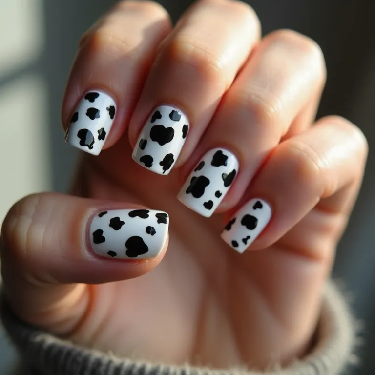 Unhas de vaca bem conservadas após algumas semanas.