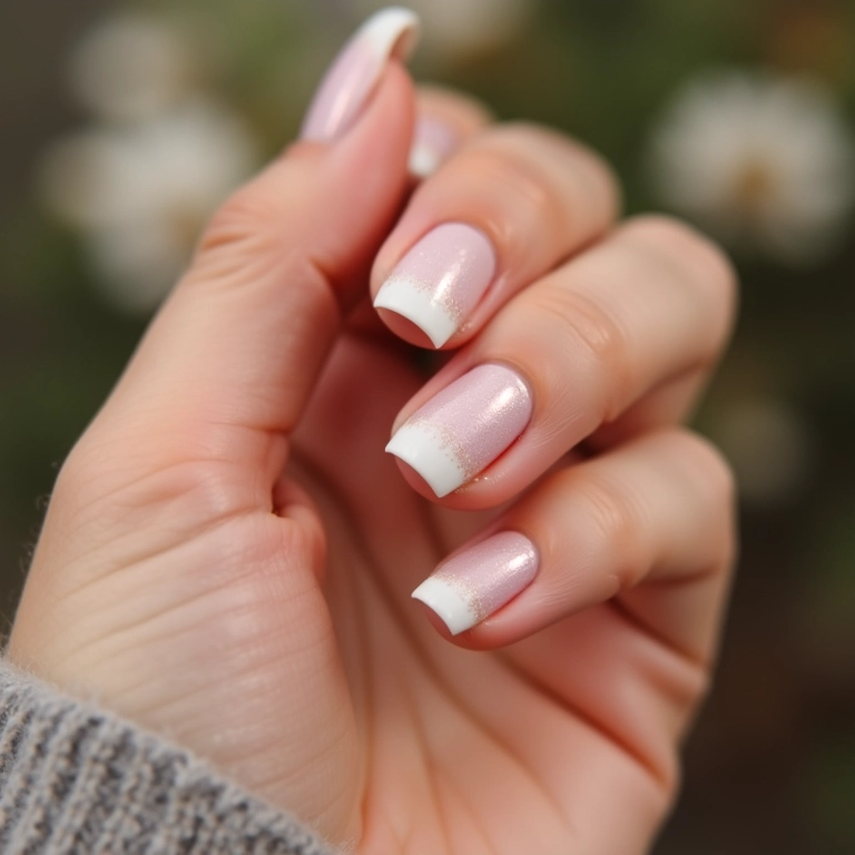Unhas decoradas com francesinha: um clássico repaginado.
