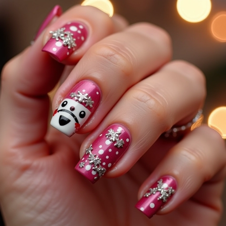 Unhas decoradas com temas: celebre datas especiais.