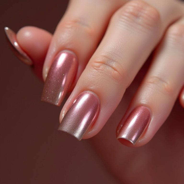 Unhas decoradas luxuosas com francesinha inovadora.