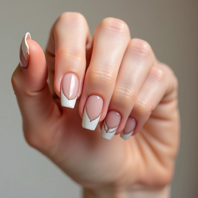 Unhas decoradas minimalistas