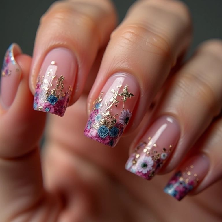 Unhas filha única com detalhes especiais e únicos.