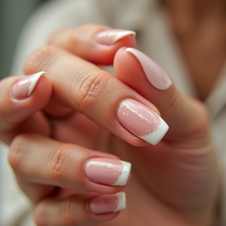 Unhas francesinhas com palito, um clássico repaginado com detalhes modernos.