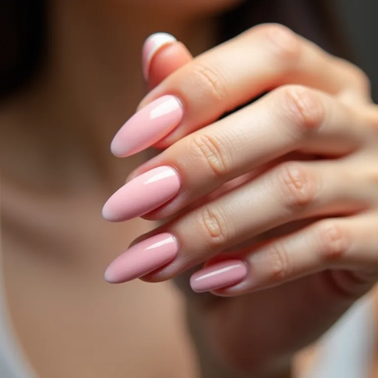 Unhas impecáveis com esmalte Impala em tom pastel suave.