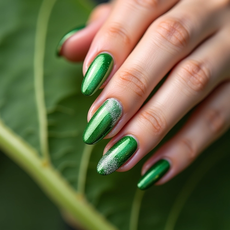 Unhas kiwi completas, explosão de cores vibrantes e alegres.