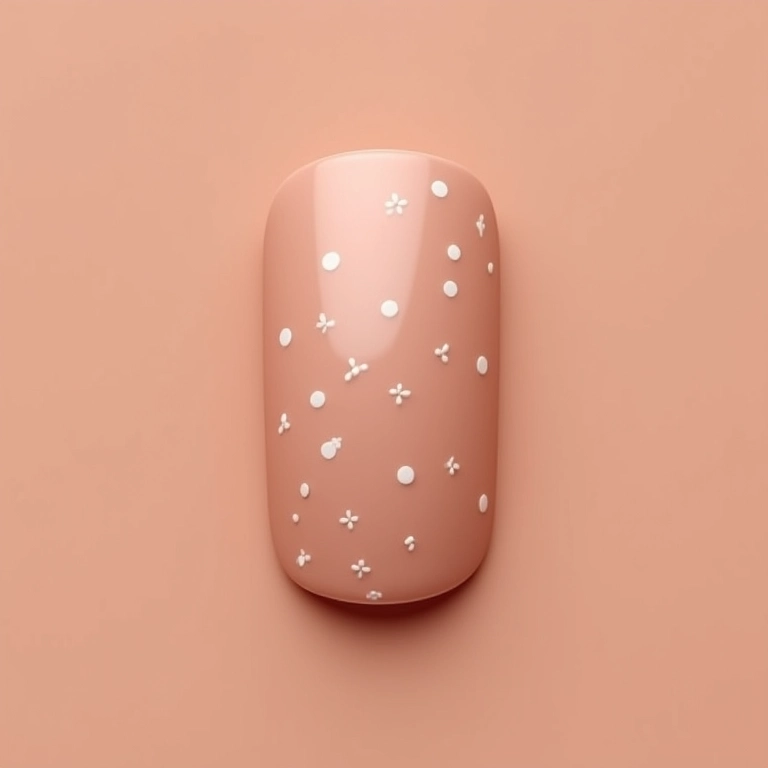 Unhas minimalistas com poucos traços.