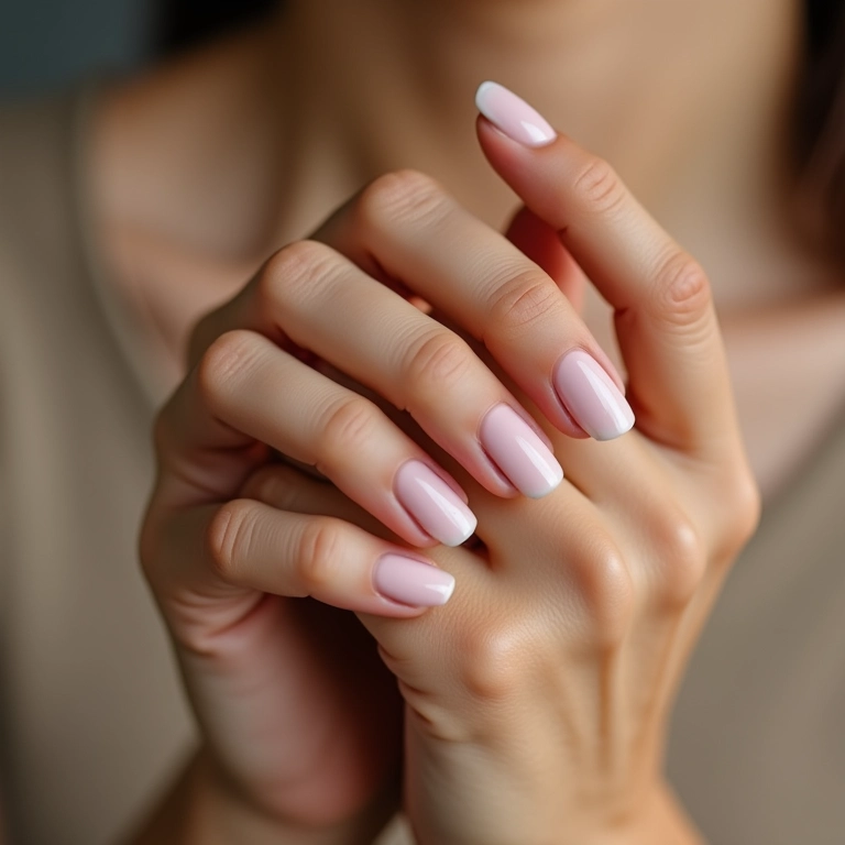 Unhas minimalistas elegantes com design clean e cores neutras.