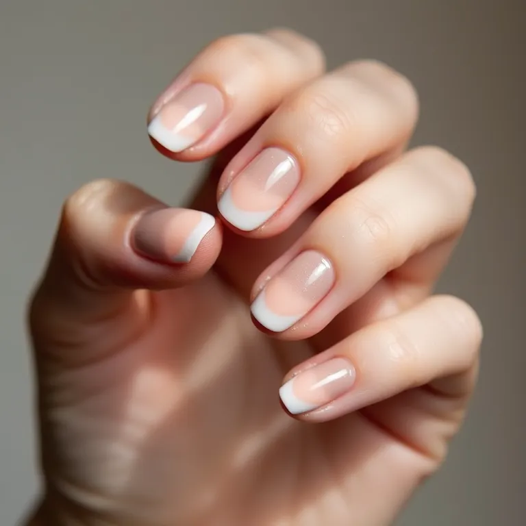 Unhas ombré bege: um degradê elegante e moderno.