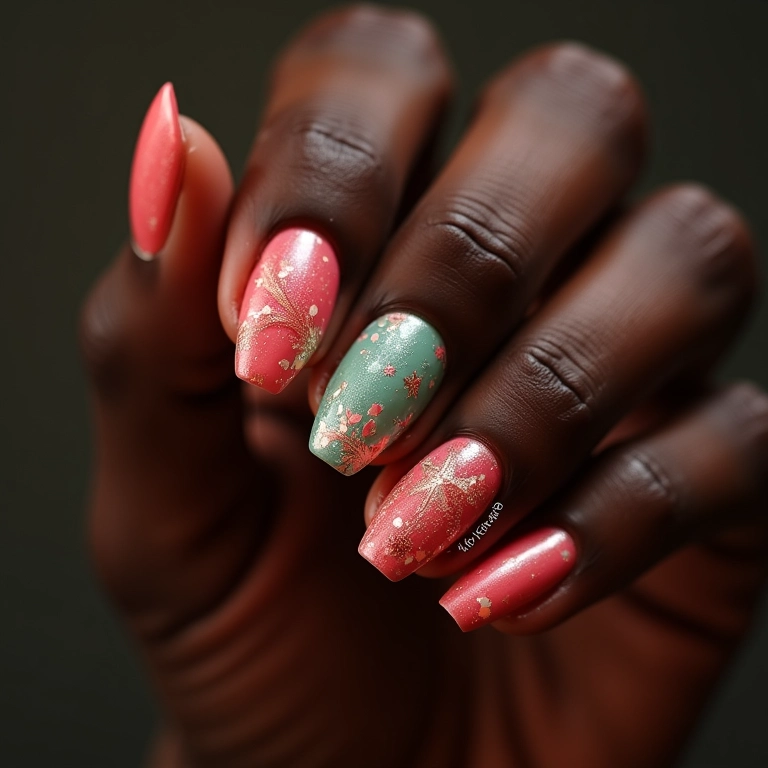 Unhas temáticas celebrando datas especiais.