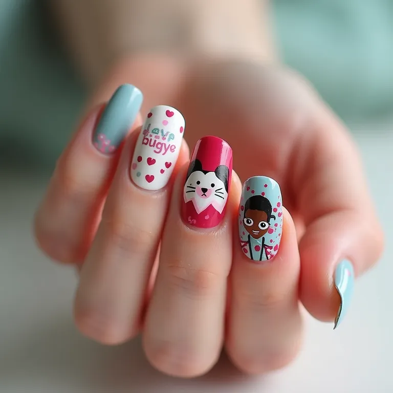 Unhas temáticas divertidas para celebrar momentos especiais com alegria.