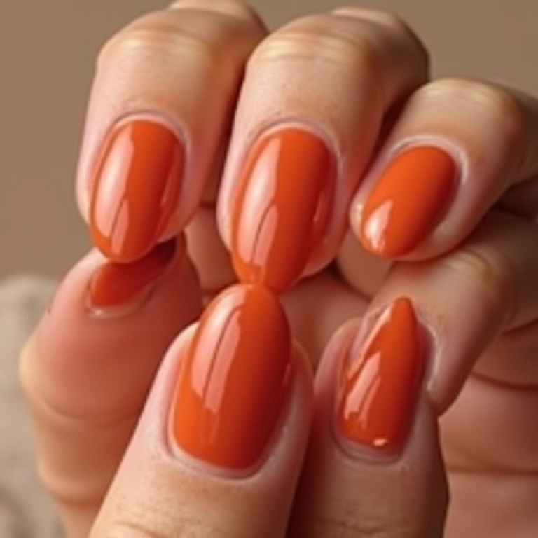 Unhas terracota decoradas, a cor da moda em nail art.