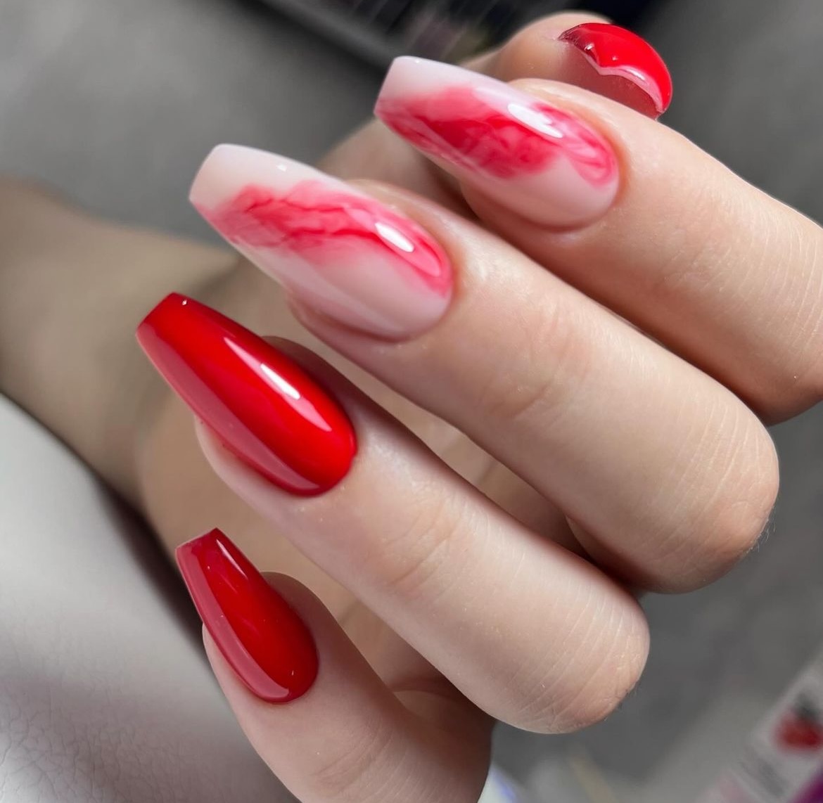 de unhas vermelhas decoradas ...