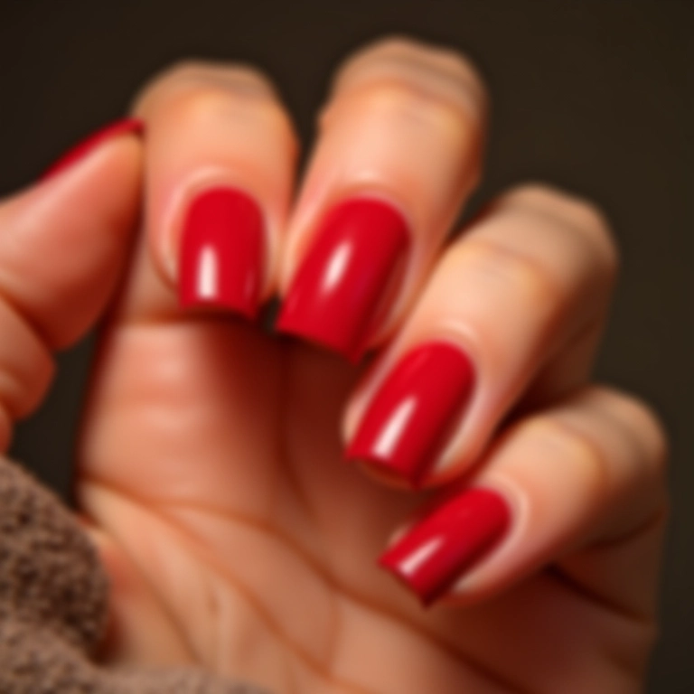 Unhas vermelhas ombré: degradê charmoso.